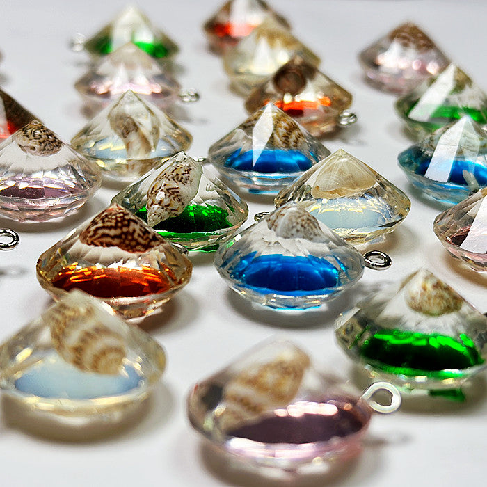 【W02】Drip Shell charms wholesale