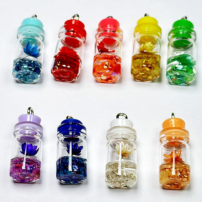 【W01】Dried flowers charms wholesale